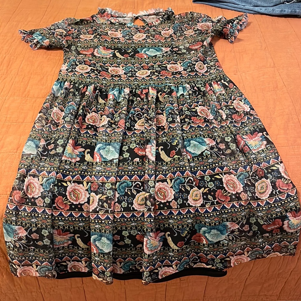 Floral midi dress